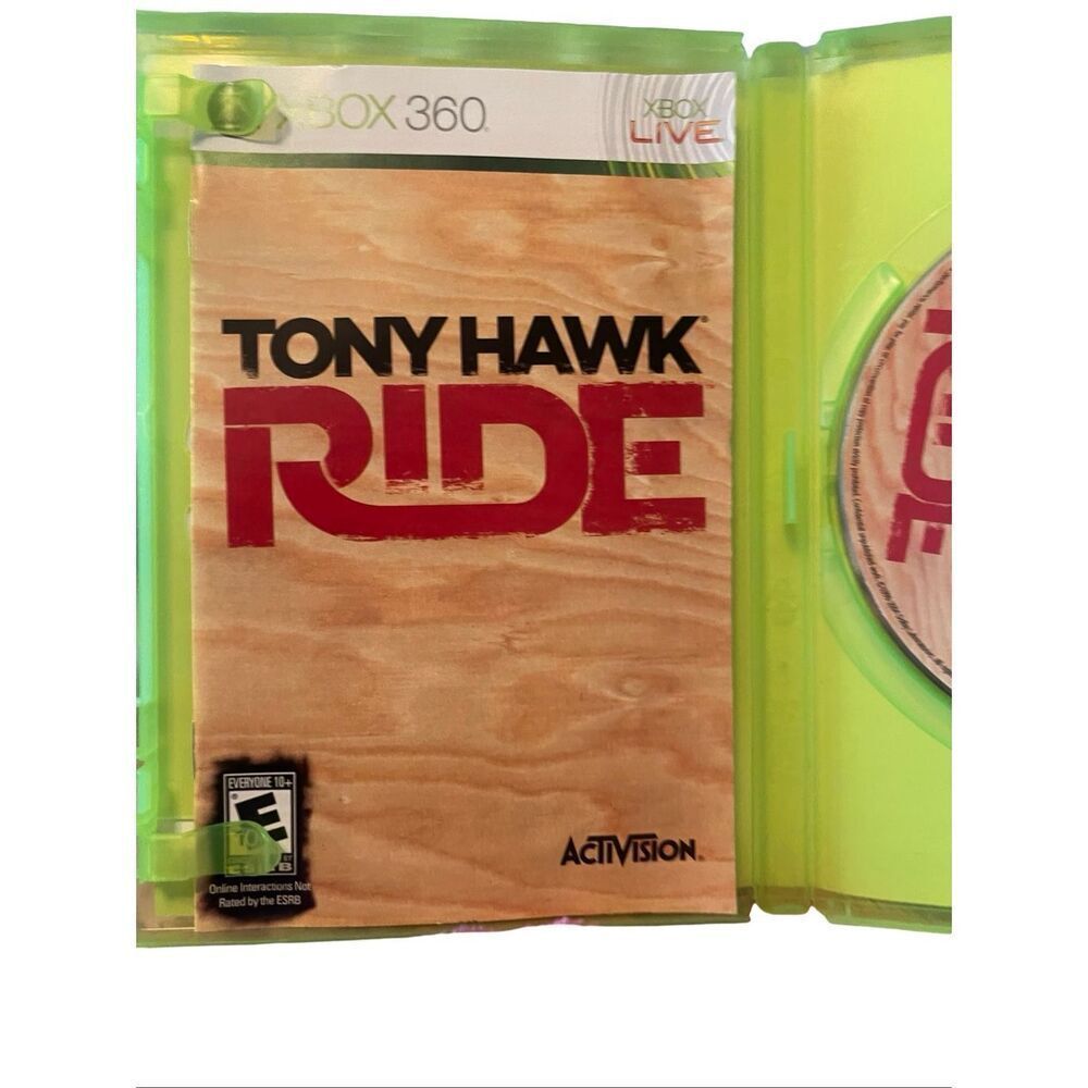 Tony Hawk Ride Microsoft Xbox 360 Ride Bundle with Skateboarding Video Game 2009